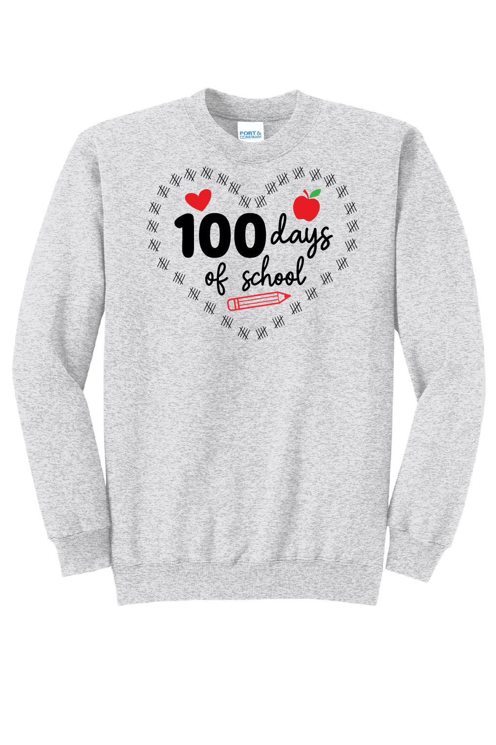 100 Days of School Crewneck