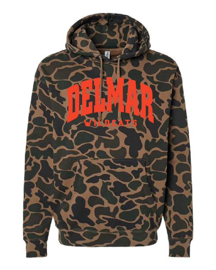 Delmar Wildcats Hoodie - Camo Edition