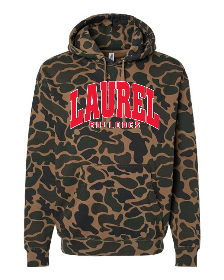 Laurel Bulldogs Hoodie - Camo Edition YOUTH