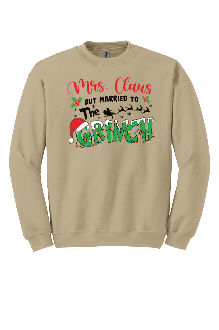 Mrs. Claus but Married to the Grinch