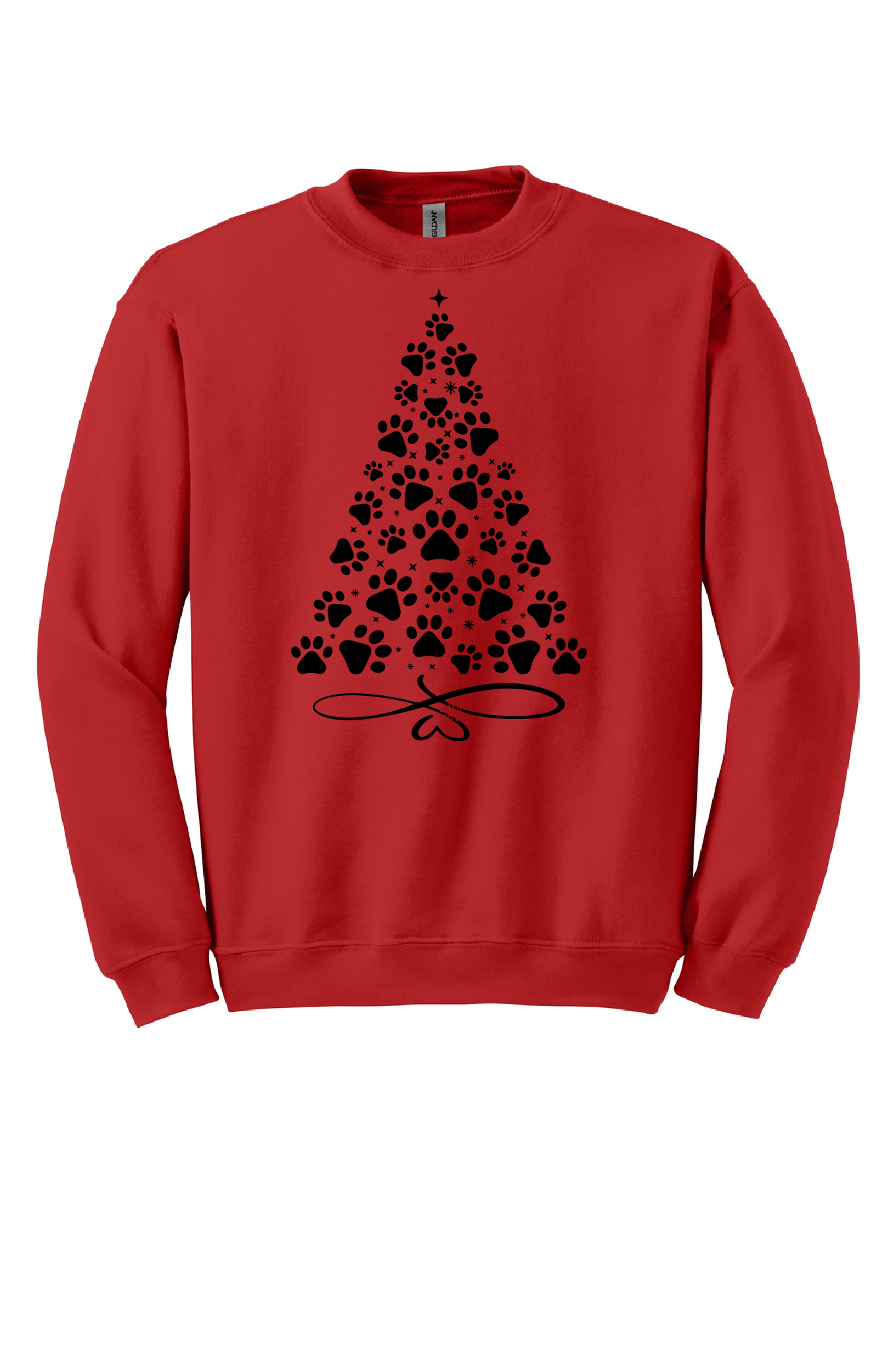 Pawprint Christmas Tree
