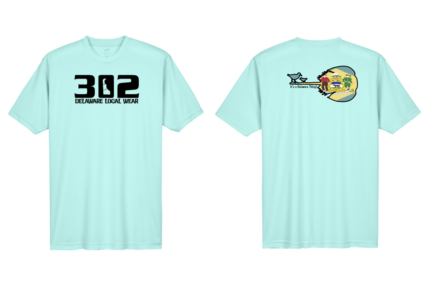 Shore Bird Horseshoe Crab Flag Shirt