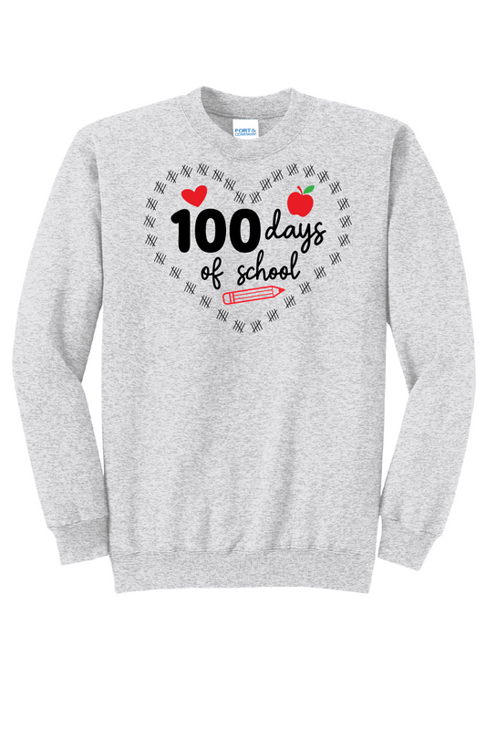 100 Days of School Crewneck