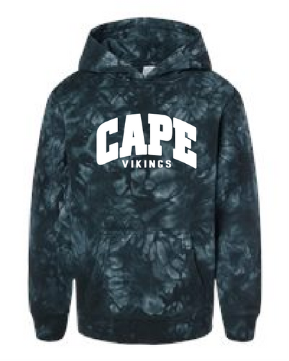 Cape Vikings Hoodie YOUTH - Tie Dye Edition
