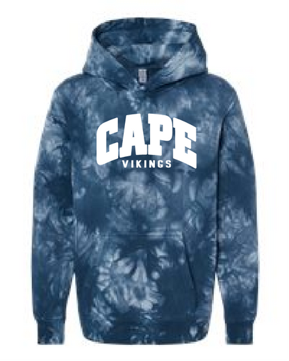 Cape Vikings Hoodie YOUTH - Tie Dye Edition