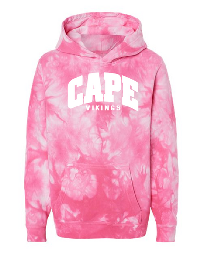 Cape Vikings Hoodie YOUTH - Tie Dye Edition