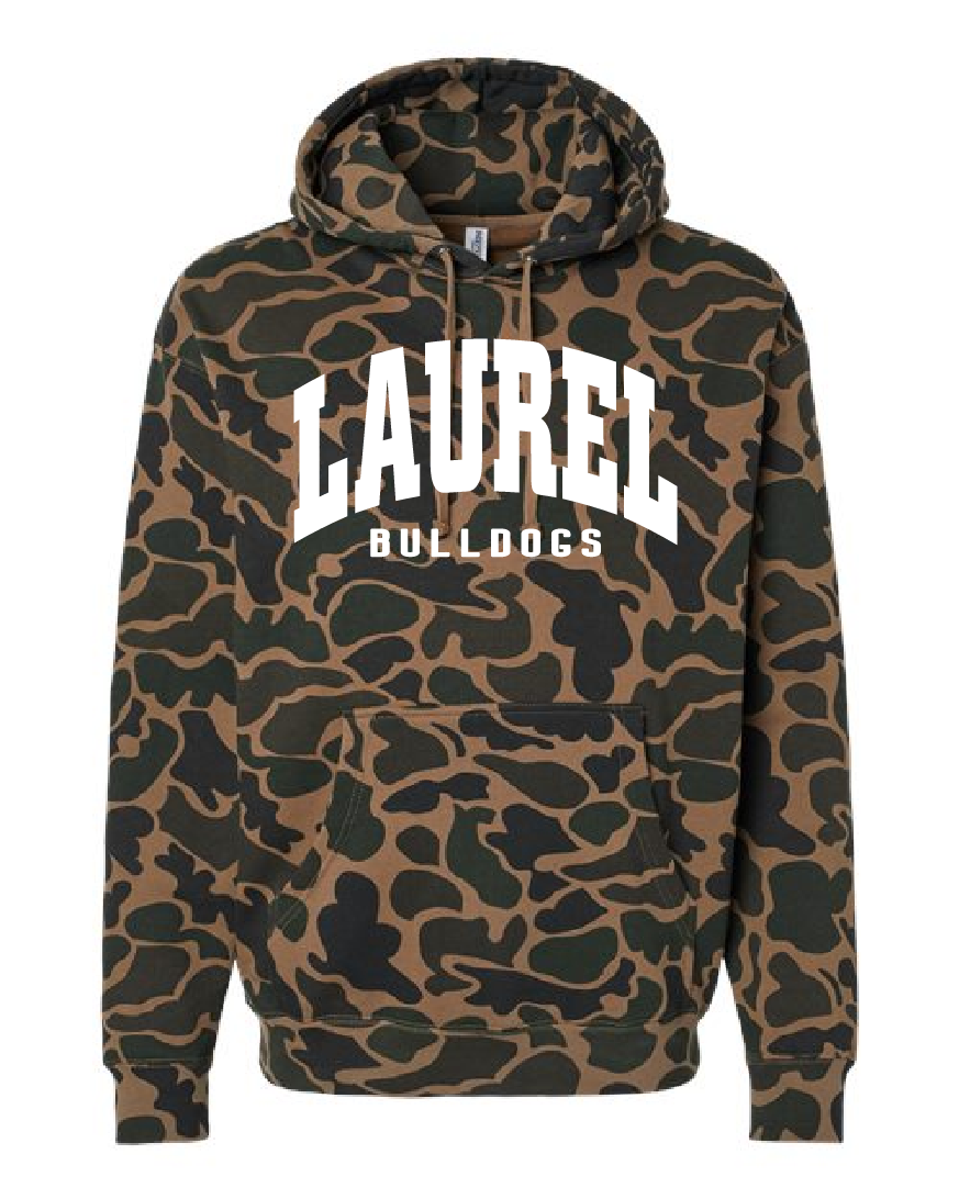 Laurel Bulldogs Hoodie - Camo Edition