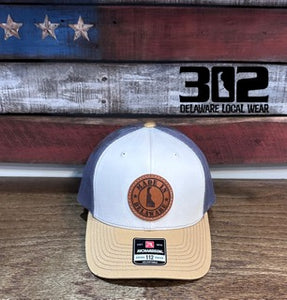 Richardson Hat 112 Made In Delaware - Mink Beige/Charcoal/Amber Gold