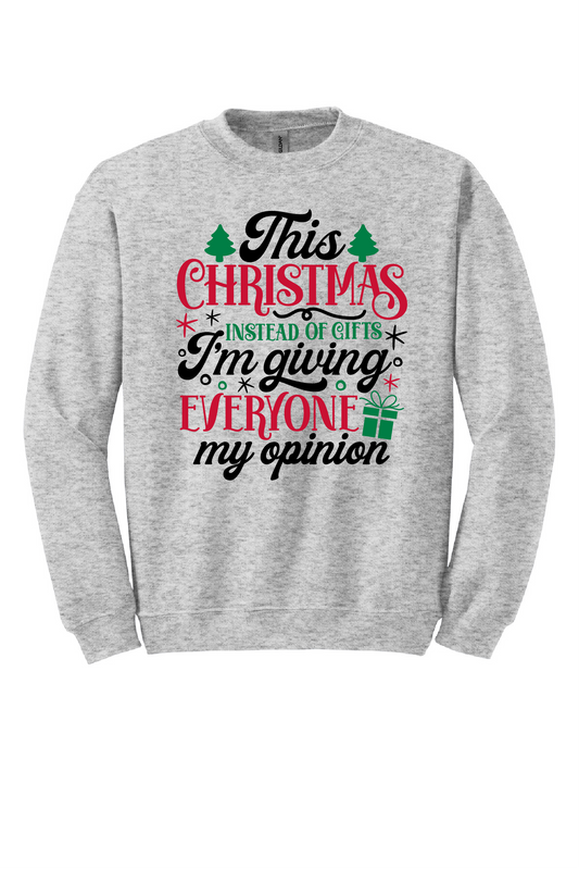No Gifts Just Opinions