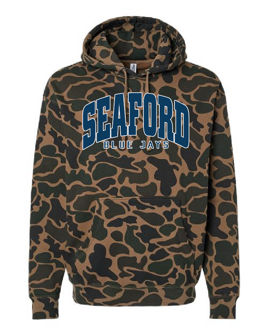 Seaford Blue Jays Hoodie - Camo Edition