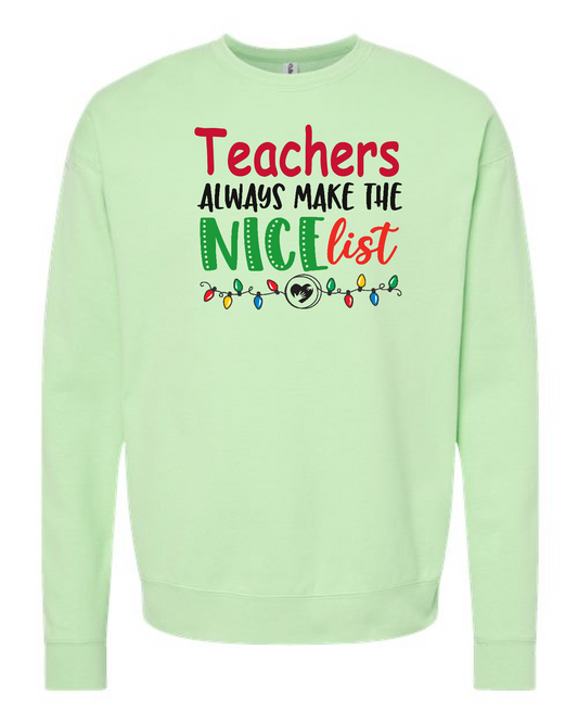 Teachers Always Make The Nice List