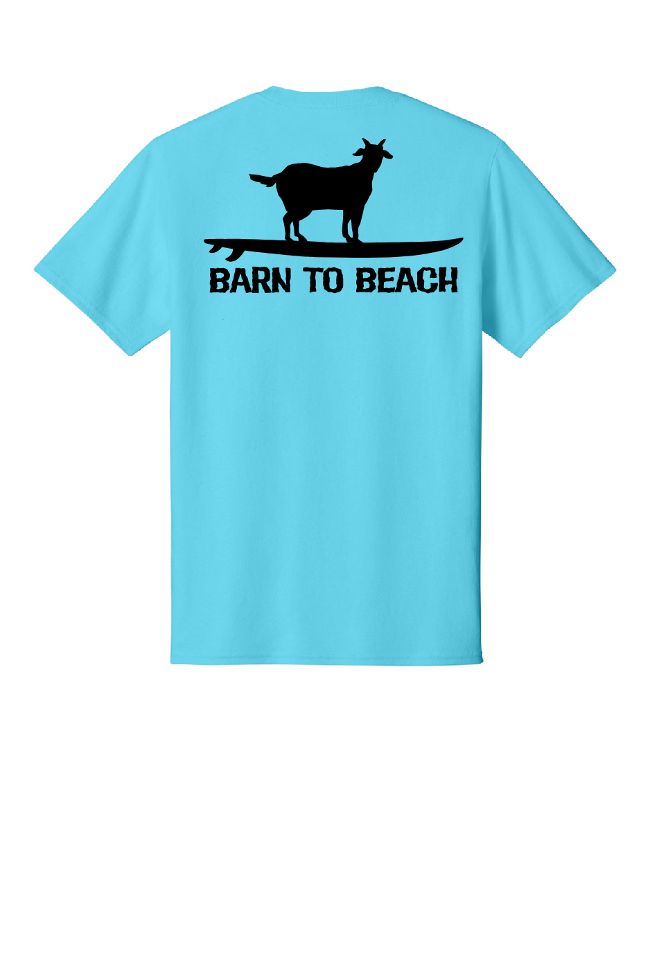 Goat on a Surfboard