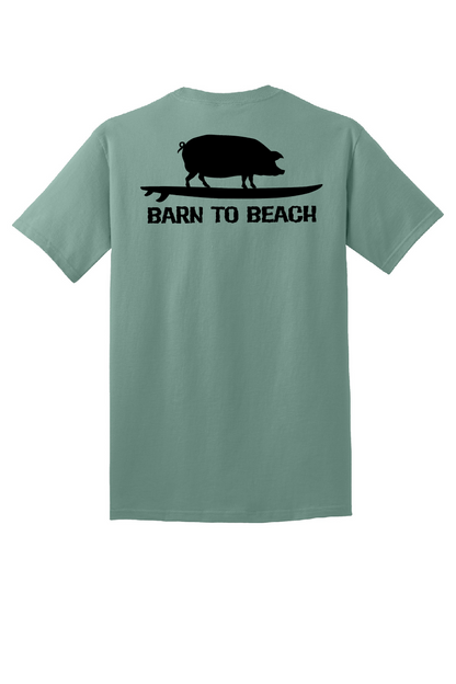 Pig on a Surfboard