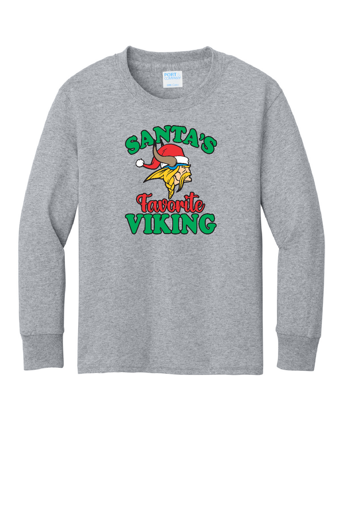Santa's Favorite Viking - YOUTH Longsleeve