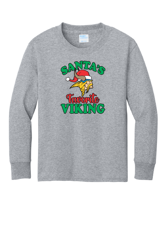 Santa's Favorite Viking - YOUTH Longsleeve