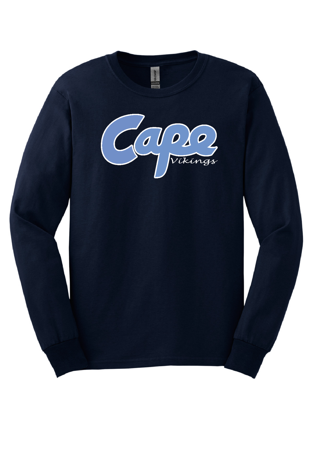 Cape Vikings Longsleeve Youth (Cursive)