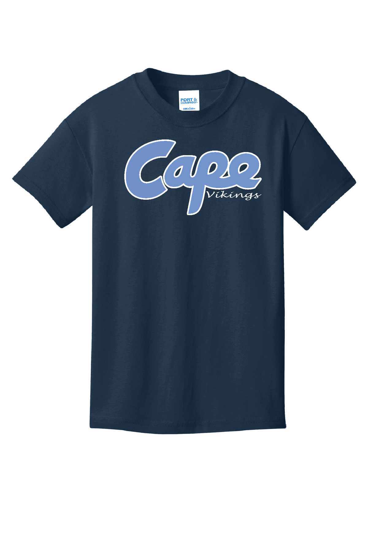 Cape Vikings Tshirt Youth (Cursive)