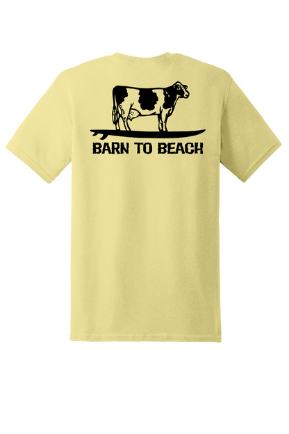 Cow on a Surfboard