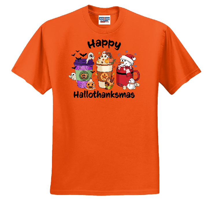 Coffee Happy Thanksmas Tshirt
