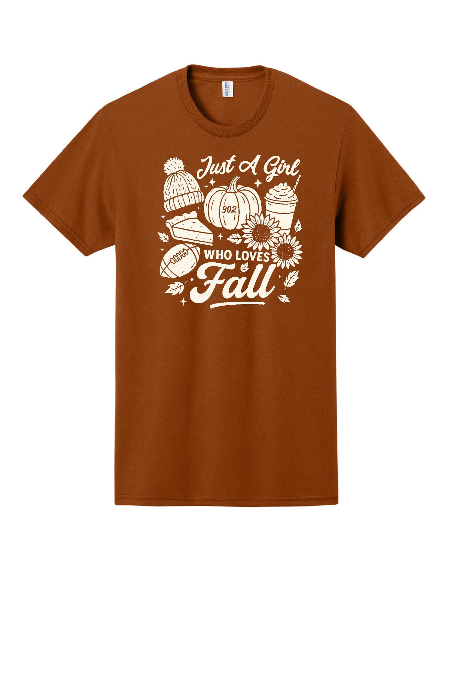Just A Girl Lovin the Fall Tshirt