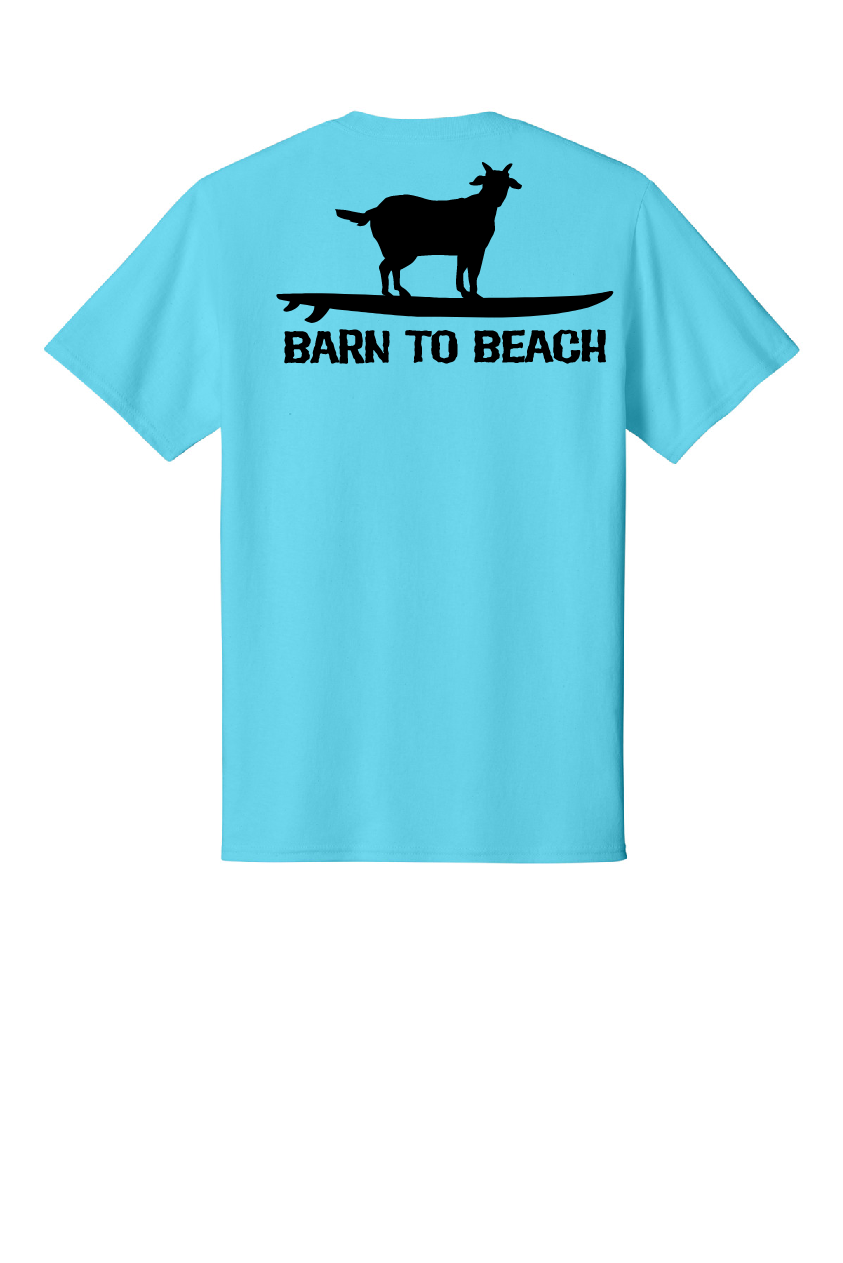 Goat on a Surfboard