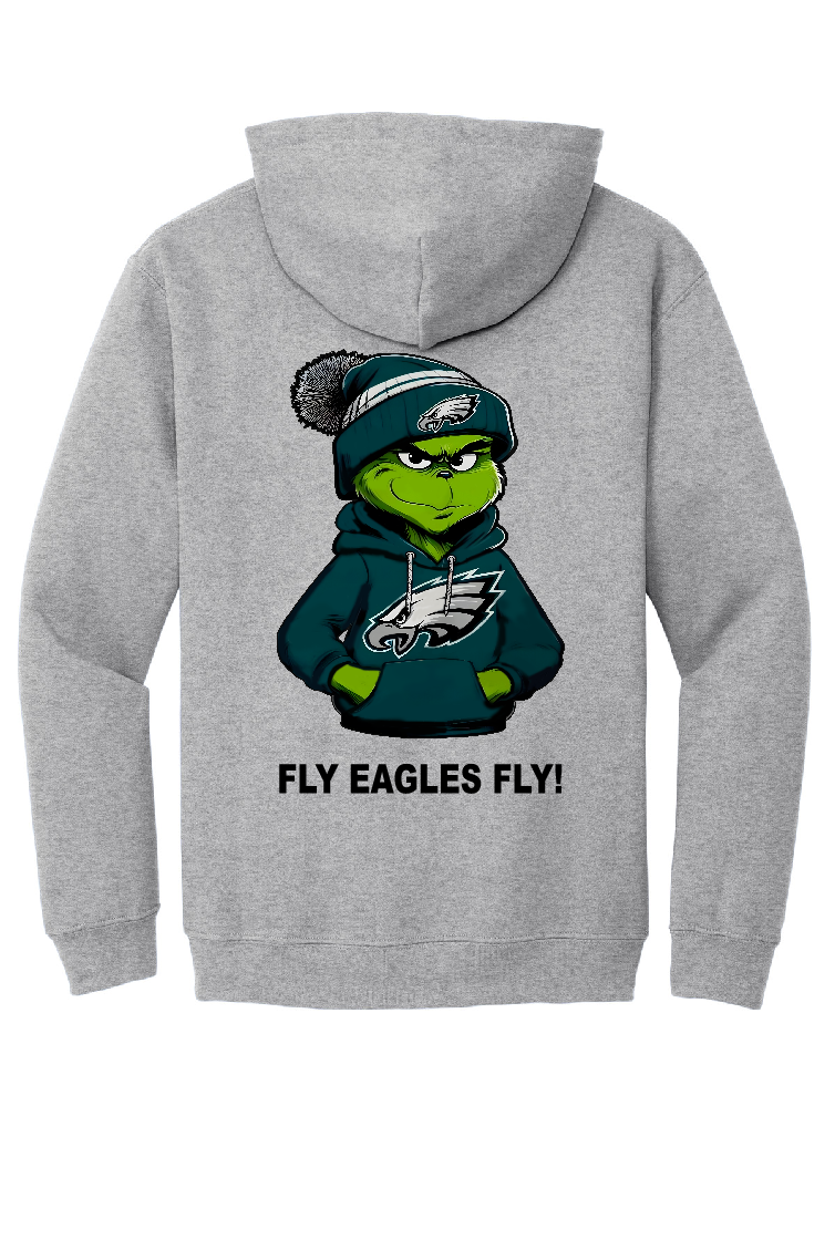 Eagles Grinch Football Hoodie