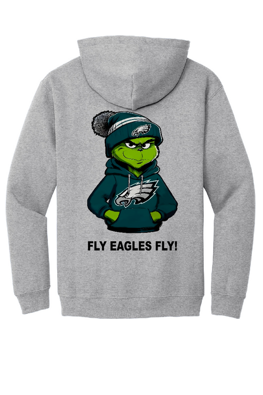 Eagles Grinch Football Hoodie