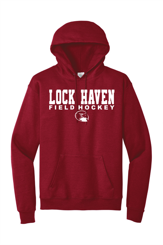 Lock Haven Cotton Hanes Hoodie Field Hockey