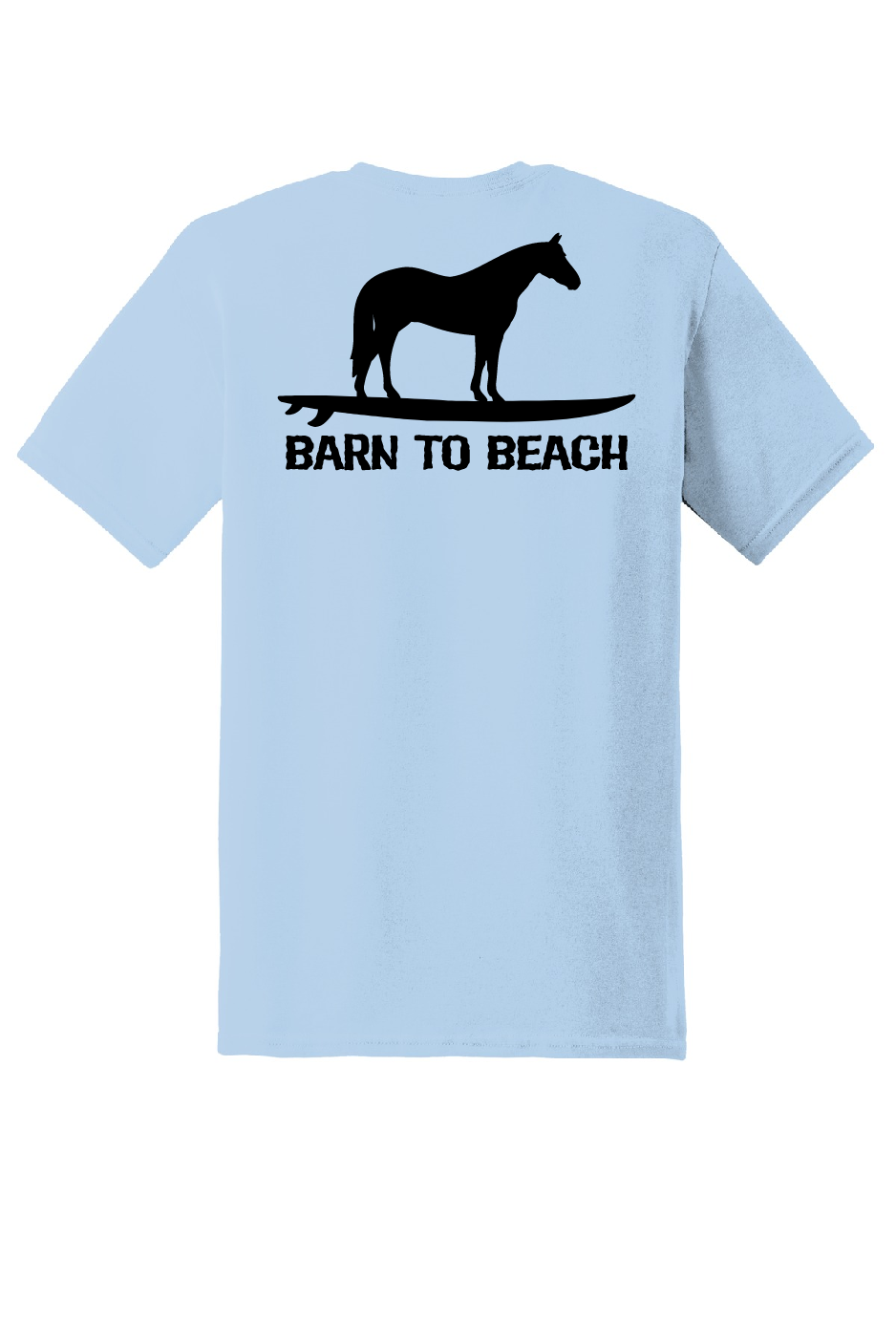 Horse on a Surfboard