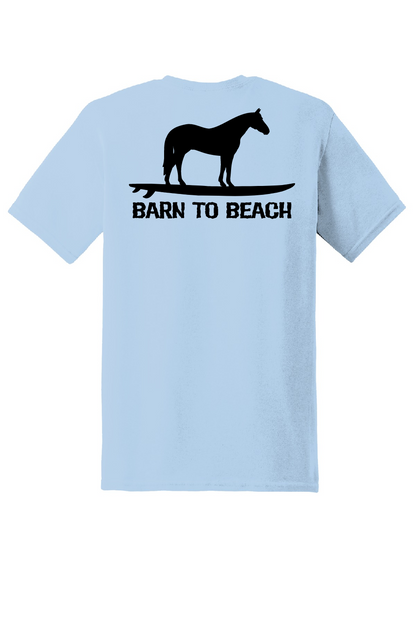Horse on a Surfboard