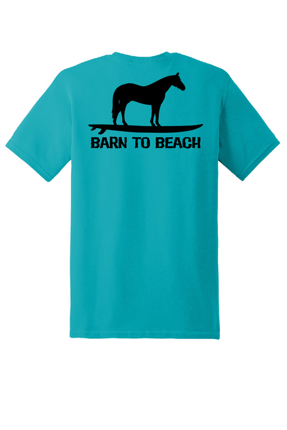 Horse on a Surfboard
