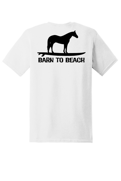 Horse on a Surfboard
