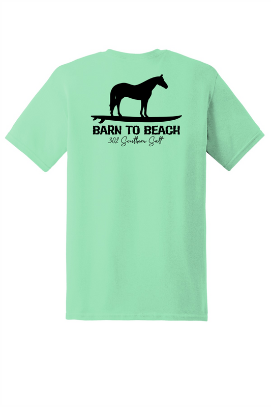 Horse on a Surfboard