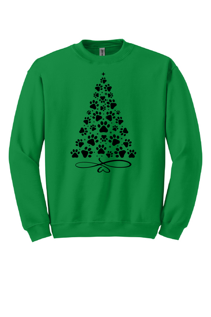 Pawprint Christmas Tree