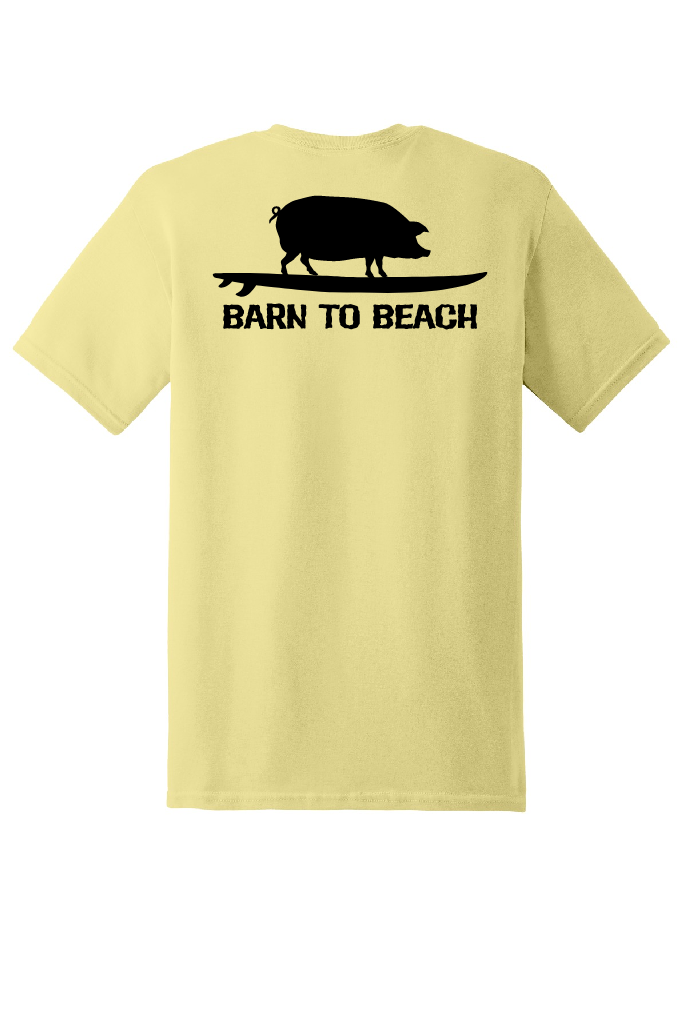 Pig on a Surfboard
