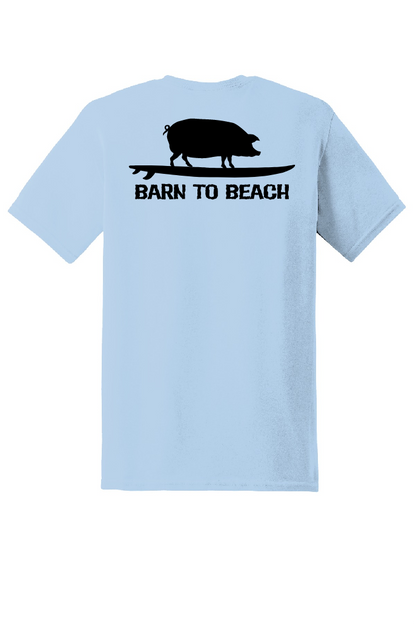 Pig on a Surfboard