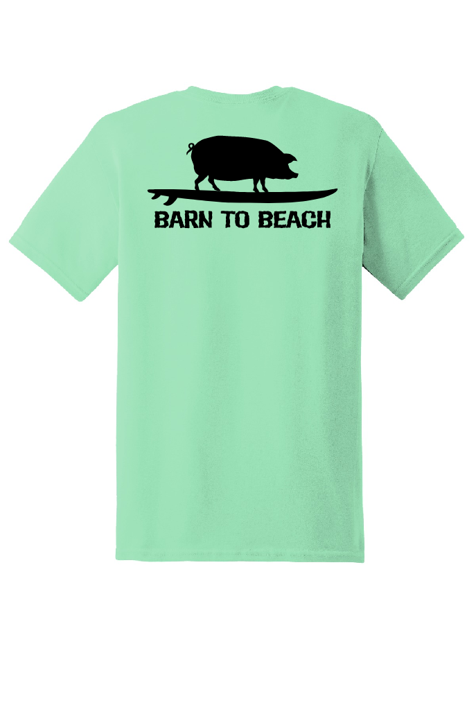 Pig on a Surfboard