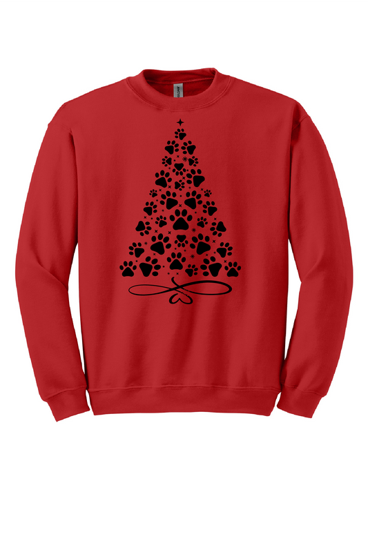 Pawprint Christmas Tree
