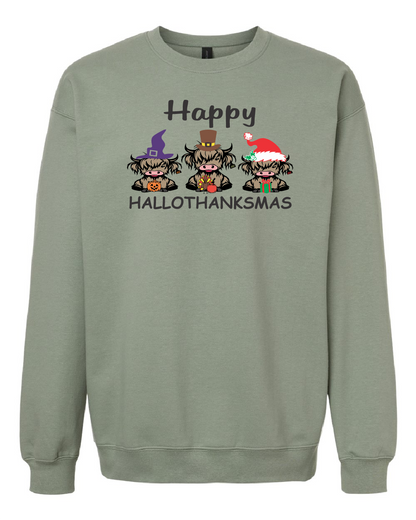 Happy Hallothanksmas Cows