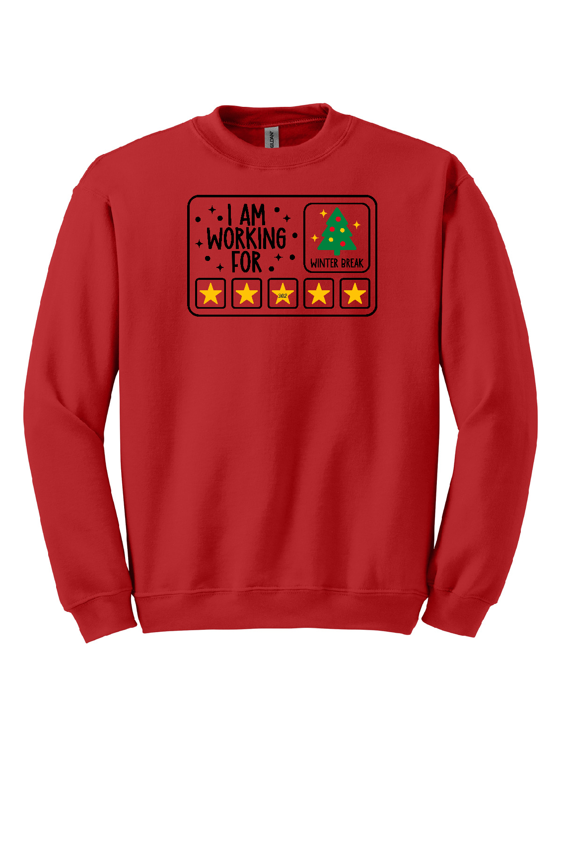 Working for Winter Break Crewneck